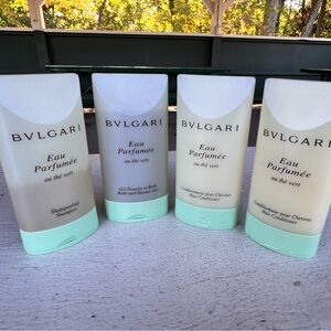 BVLGARI Eau Parfumée au thé Shampoo, Conditioner, Bath Original Formula Italy